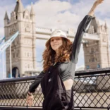 API student at the Tower Bridge